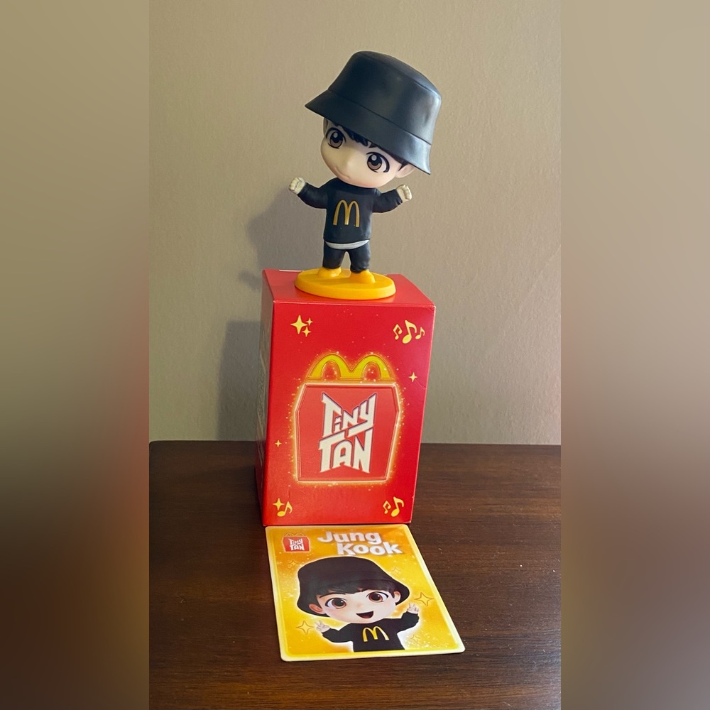 Jung Kook Tiny Fan McDonalds toy figure 2025